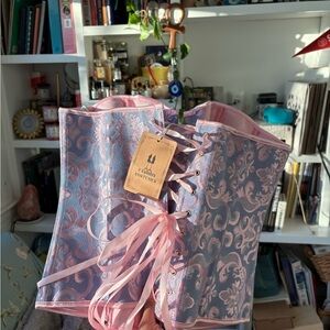 Pink and Purple Corset